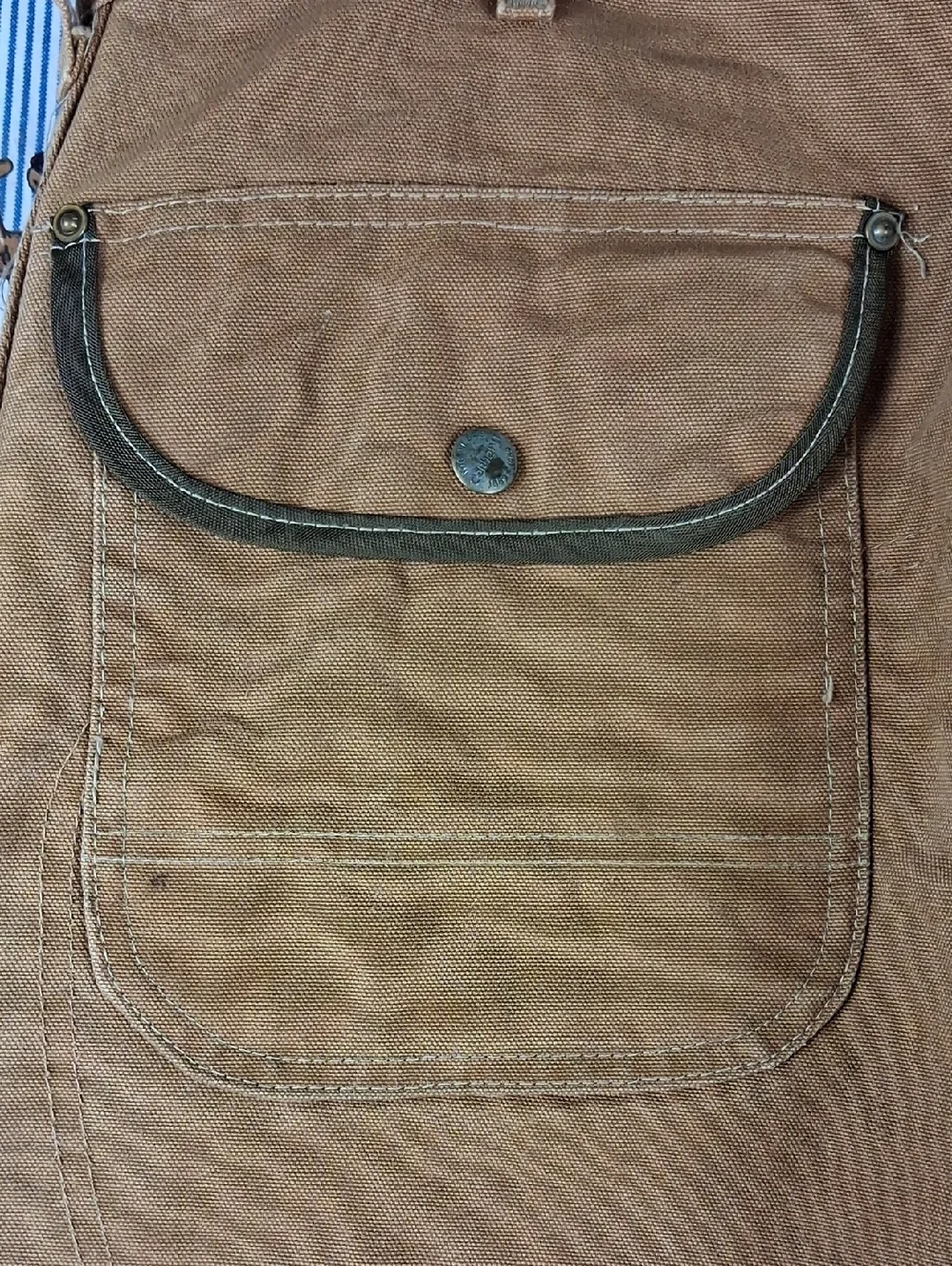 Vintage Carhartt WU256 Duck Canvas & Nylon Tan & Brown Outdoors Brush Pants 4032